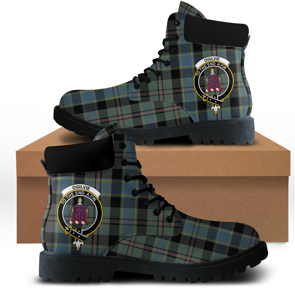 Ogilvie (Ogilvy) Hunting Tartan All Season Boots