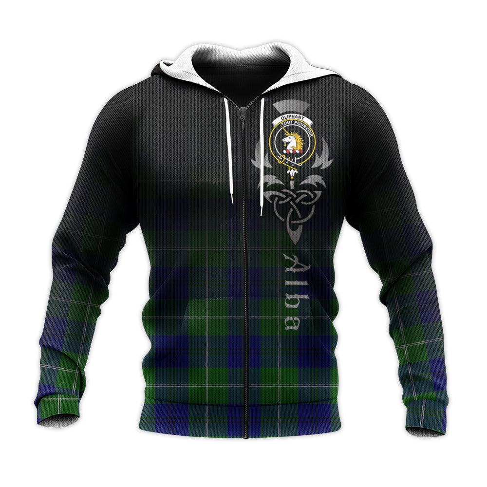 Oliphant Modern Tartan Hoodie - Alba Celtic Style