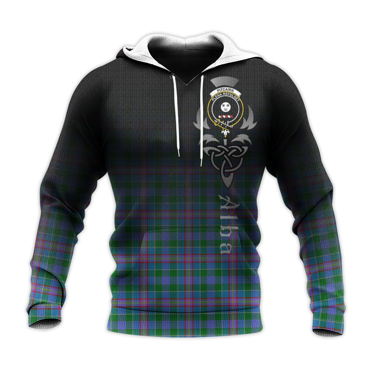 Pitcairn Hunting Tartan Hoodie - Alba Celtic Style