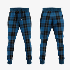 Ramsay Blue Hunting Tartan Crest Jogger Sweatpants