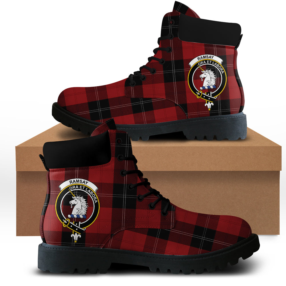 Ramsay Red Tartan All Season Boots