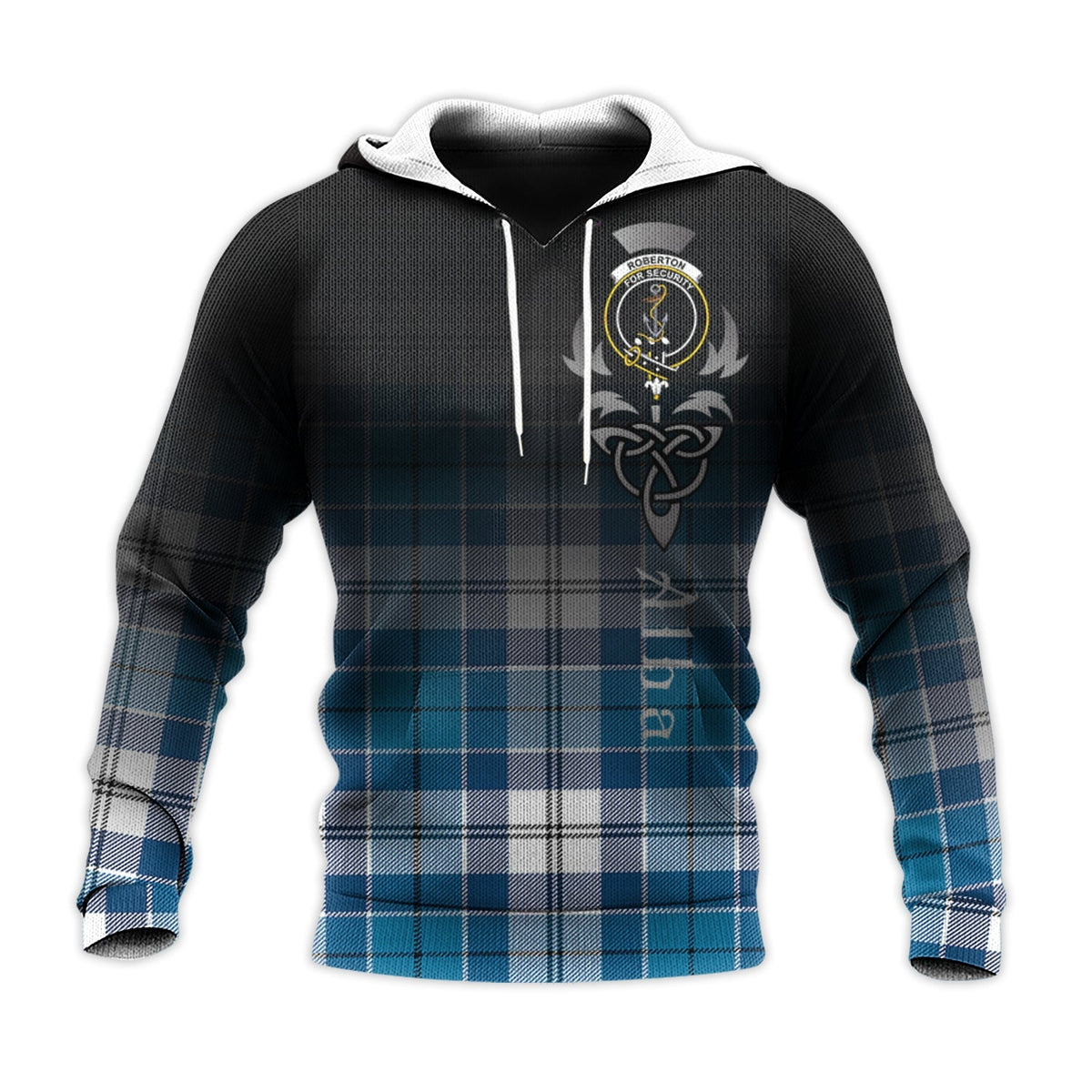 Roberton Tartan Hoodie - Alba Celtic Style