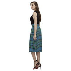 Robertson Hunting Ancient Tartan Aoede Crepe Skirt