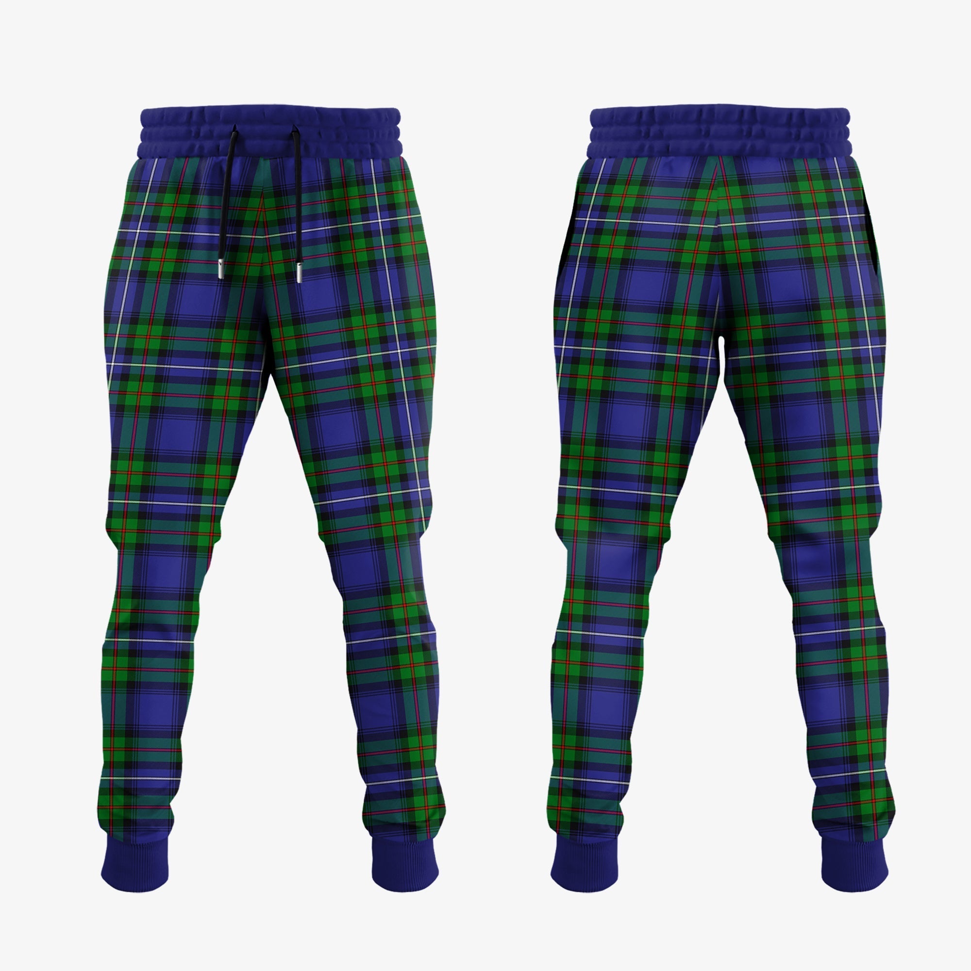 Robertson Hunting Modern Tartan Crest Jogger Sweatpants