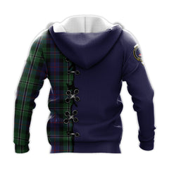 Rose Hunting Tartan Hoodie - Lion Rampant And Celtic Thistle Style