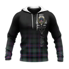 Rose Hunting Modern Tartan Hoodie - Alba Celtic Style