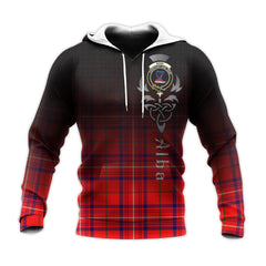 Rose Modern Tartan Hoodie - Alba Celtic Style