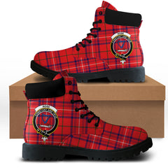 Rose Modern Tartan All Season Boots