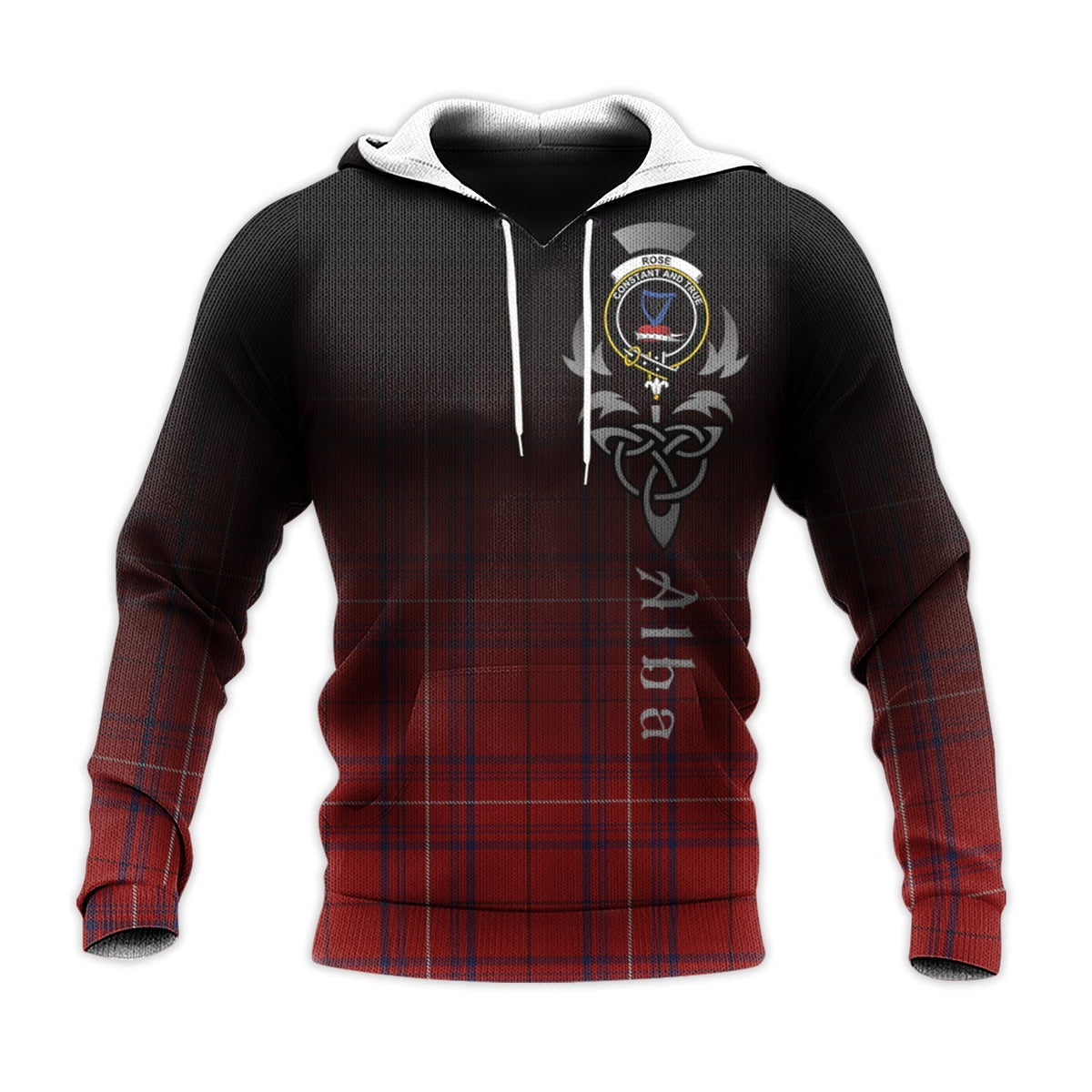 Rose Of Kilravock Tartan Hoodie - Alba Celtic Style