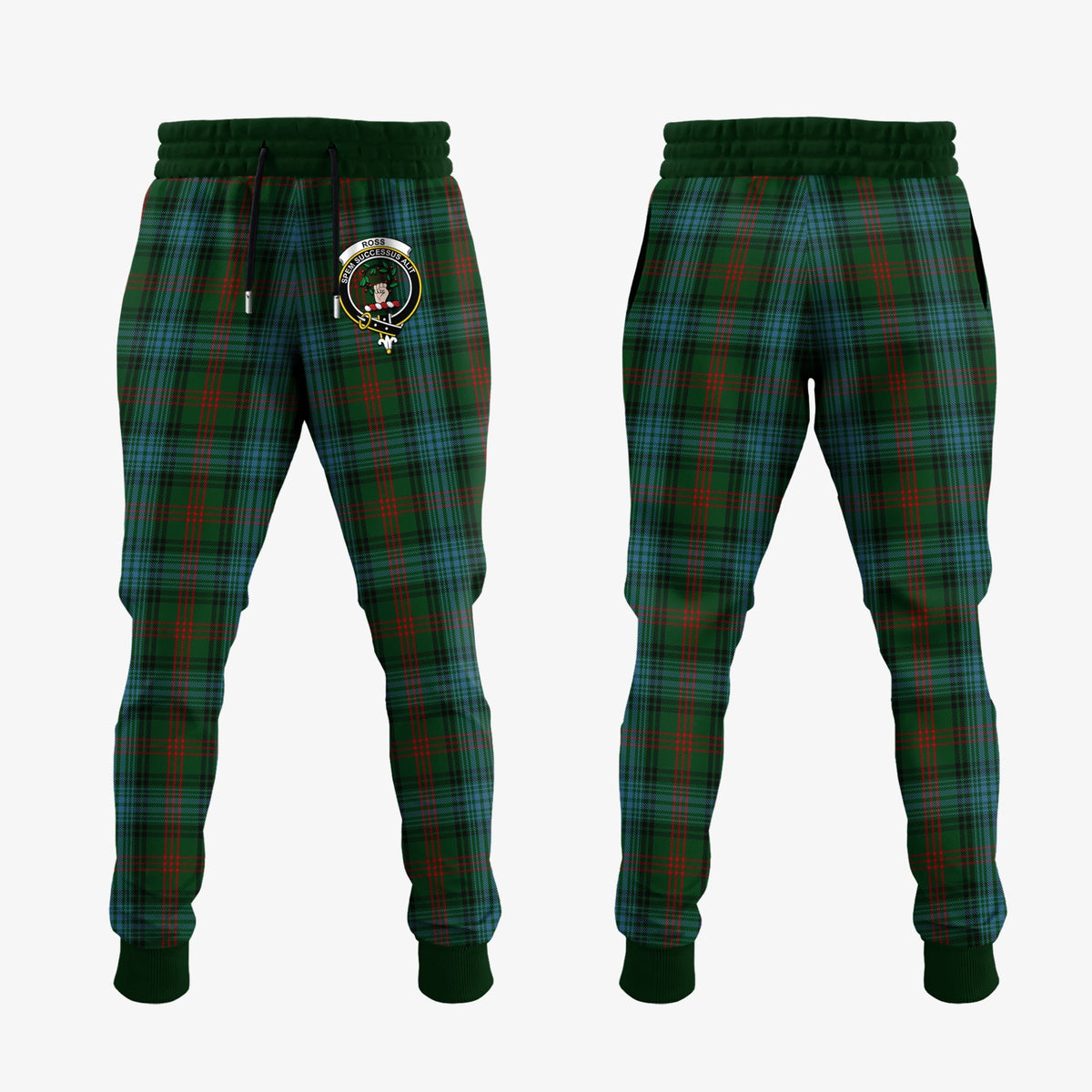 Ross Hunting Tartan Crest Jogger Sweatpants