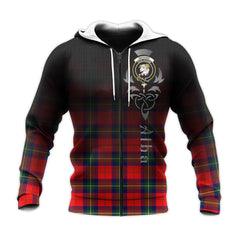 Ruthven Modern Tartan Hoodie - Alba Celtic Style