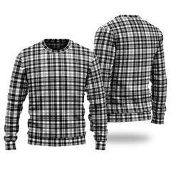 Scott Black White Tartan Sweater