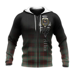 Scott Brown Ancient Tartan Hoodie - Alba Celtic Style