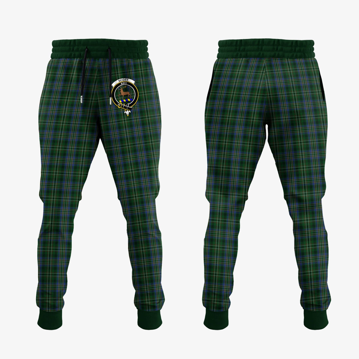 Scott Hunting Tartan Crest Jogger Sweatpants