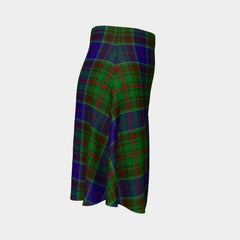 Adam Tartan Flared Skirt