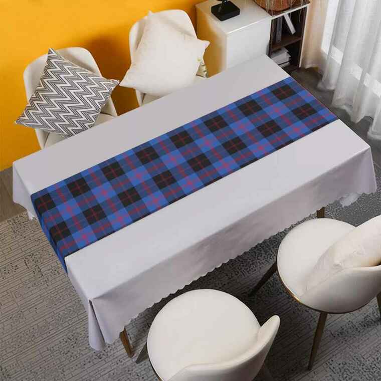 Angus Modern Tartan Table Runner - Cotton table runner