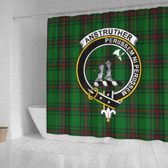 Anstruther Tartan Crest Shower Curtain