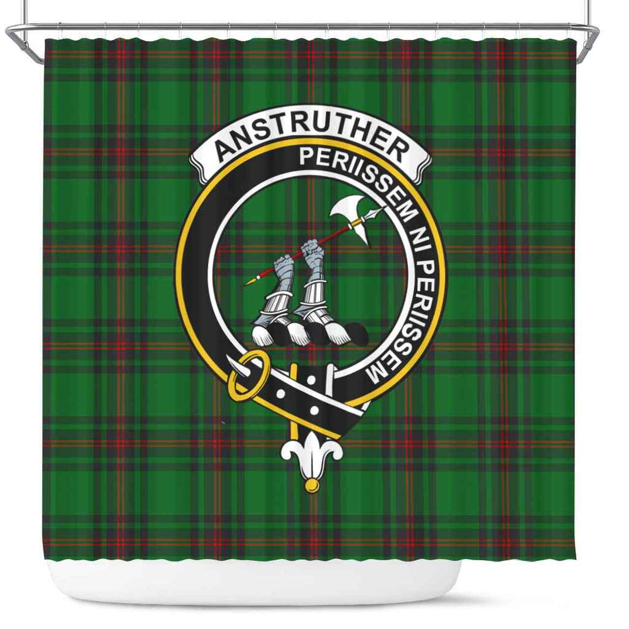 Anstruther Tartan Crest Shower Curtain