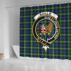 Baillie Tartan Crest Shower Curtain