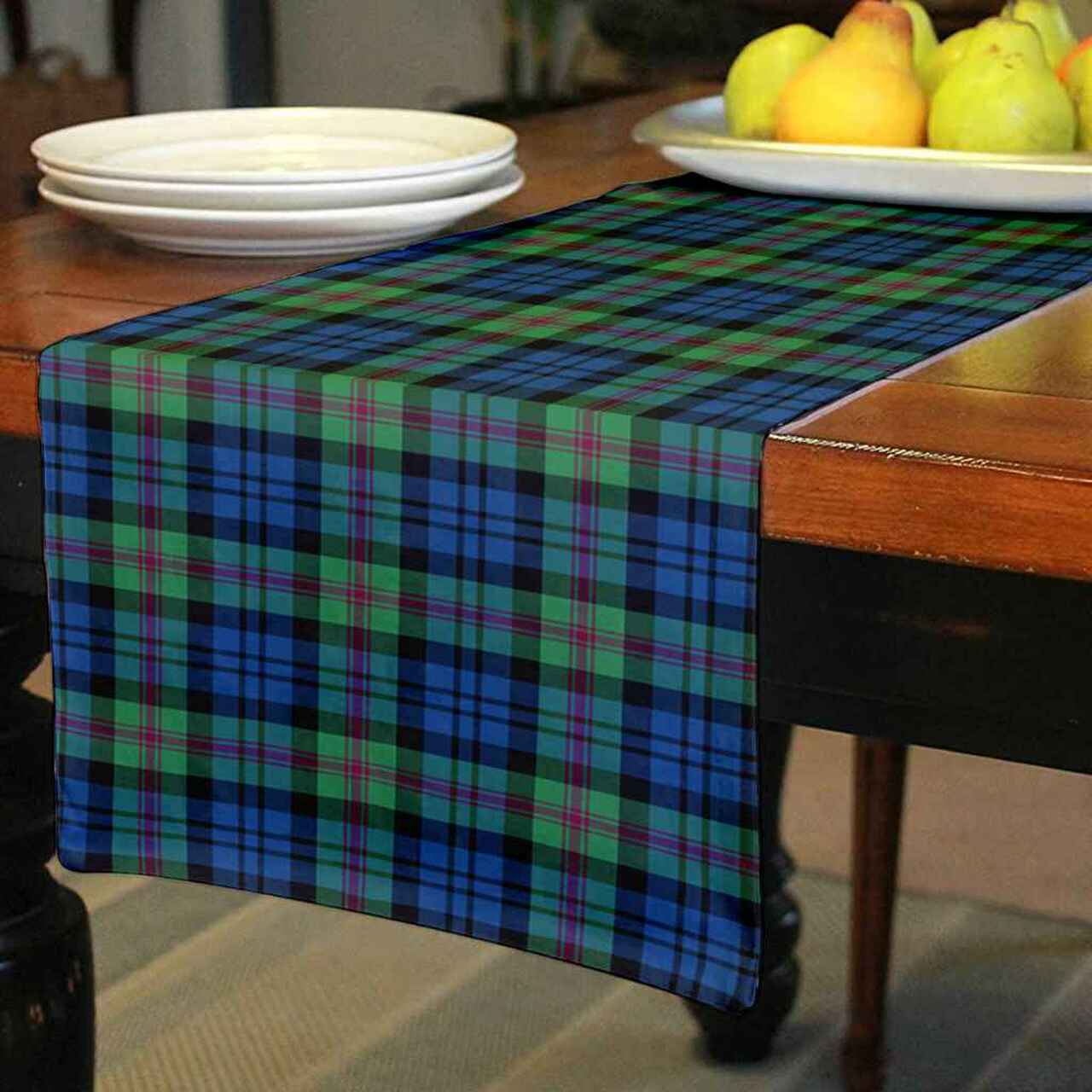 Baird Ancient Tartan Table Runner - Cotton table runner