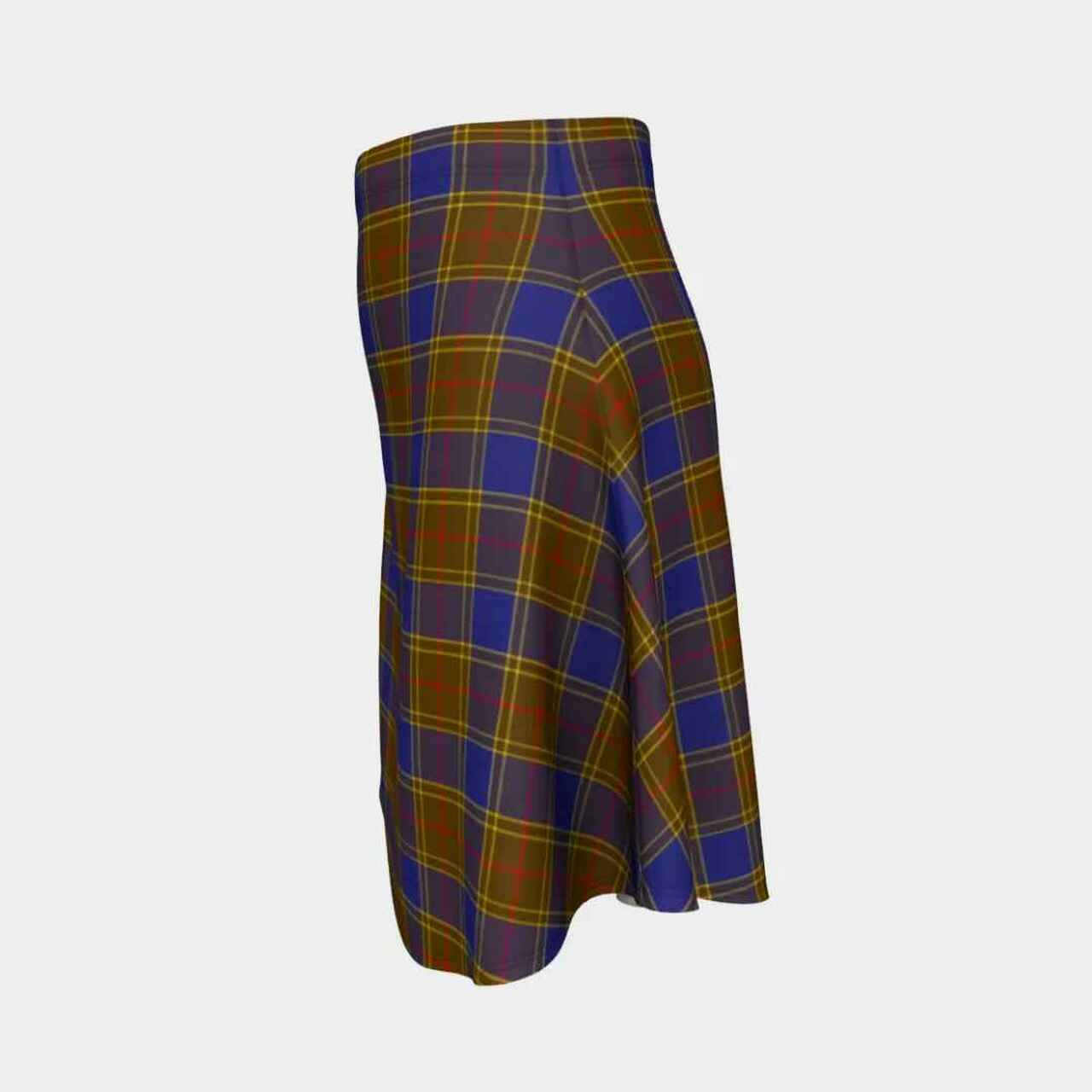 Balfour Modern Tartan Flared Skirt
