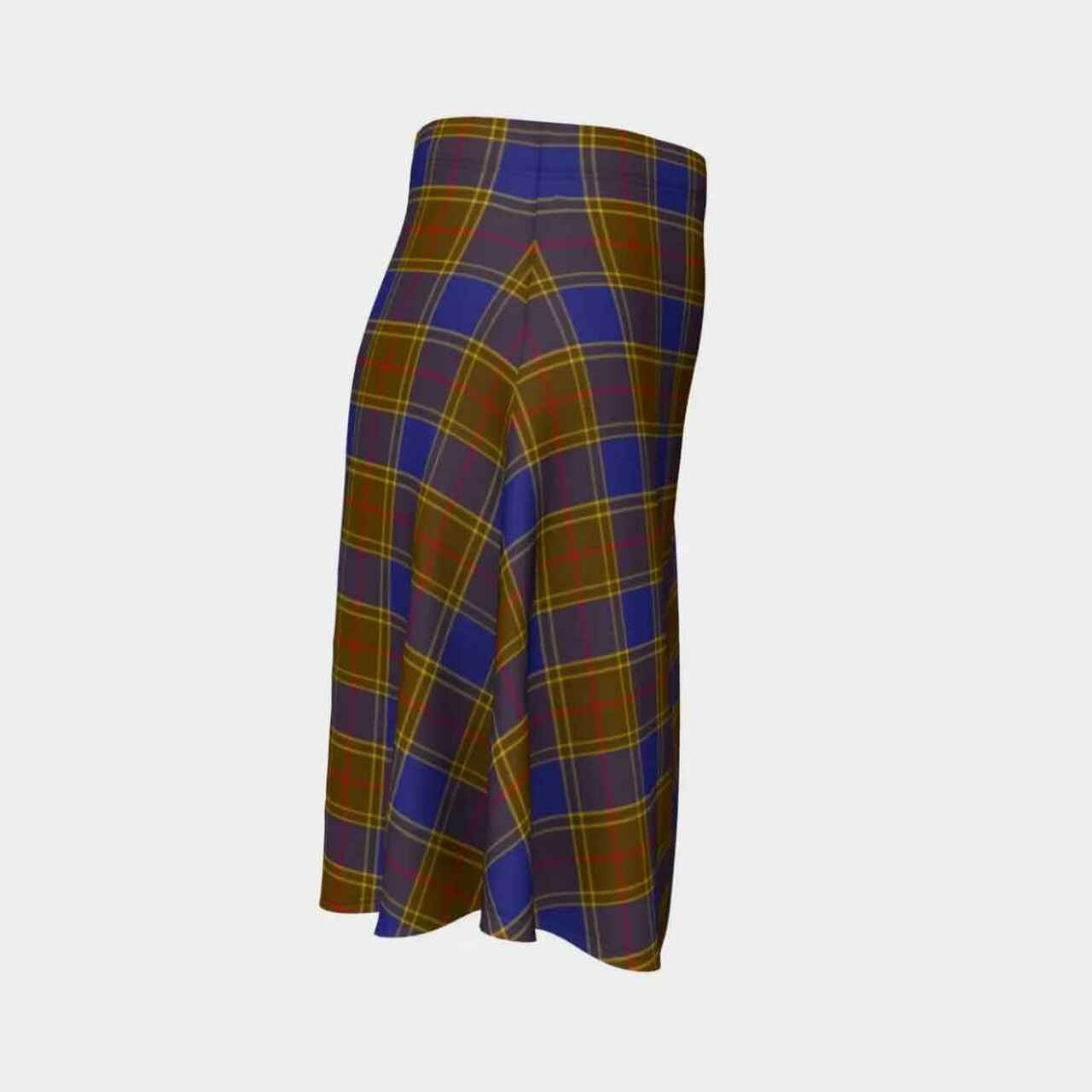 Balfour Modern Tartan Flared Skirt