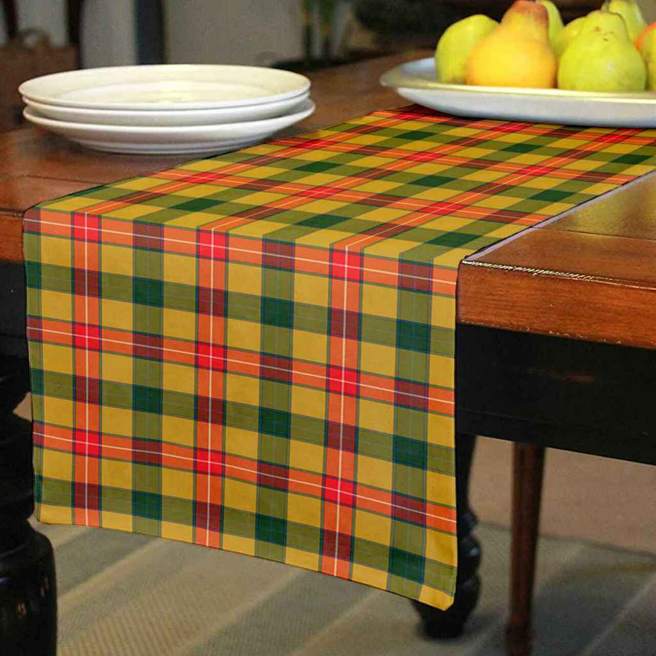 Baxter Tartan Table Runner - Cotton table runner