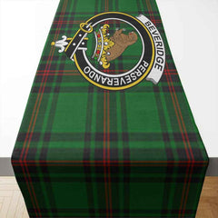 Beveridge Tartan Crest Table Runner - Cotton table runner