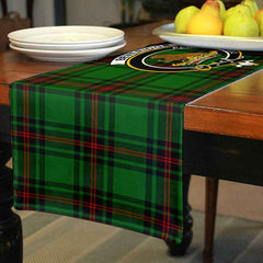 Beveridge Tartan Crest Table Runner - Cotton table runner