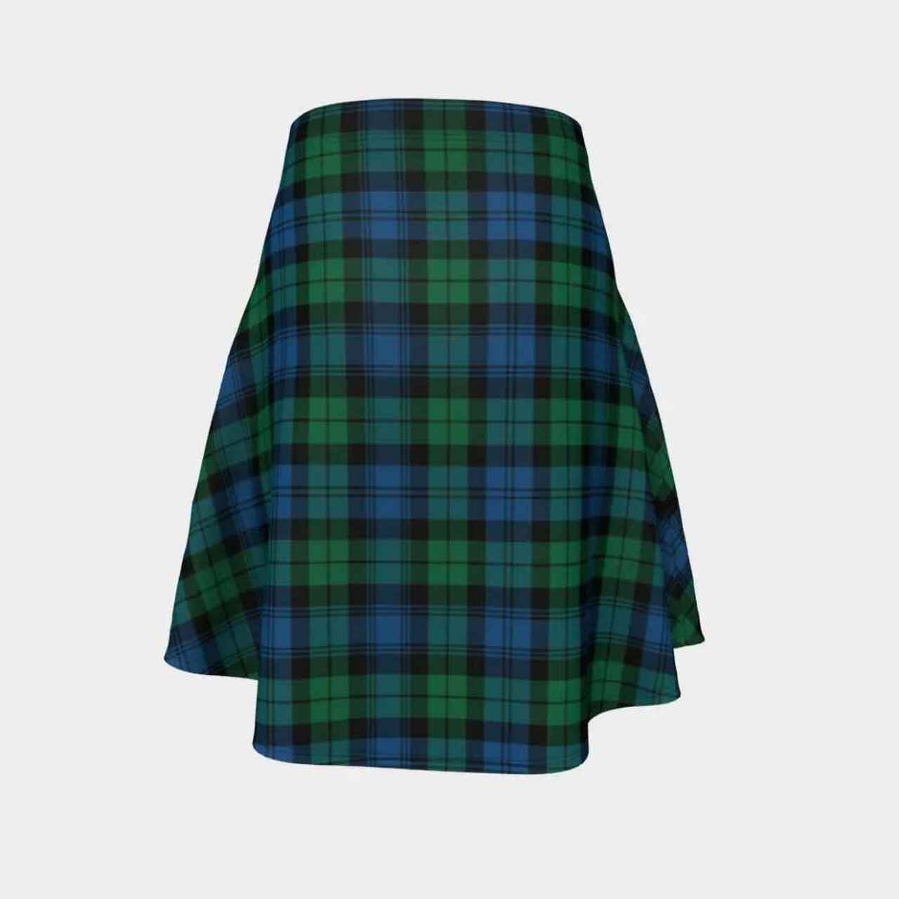 Blackwatch Ancient Tartan Flared Skirt