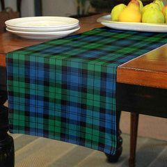 Blackwatch Ancient Tartan Table Runner - Cotton table runner