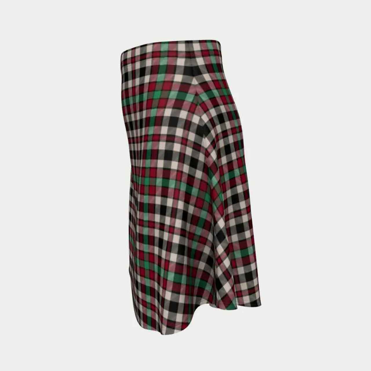 Borthwick Dress Ancient Tartan Flared Skirt