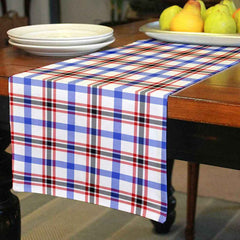 Boswell Modern Tartan Table Runner - Cotton table runner