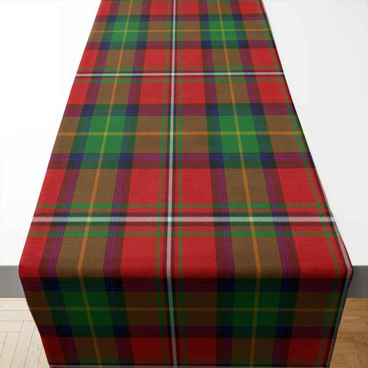 Boyd Modern Tartan Table Runner - Cotton table runner