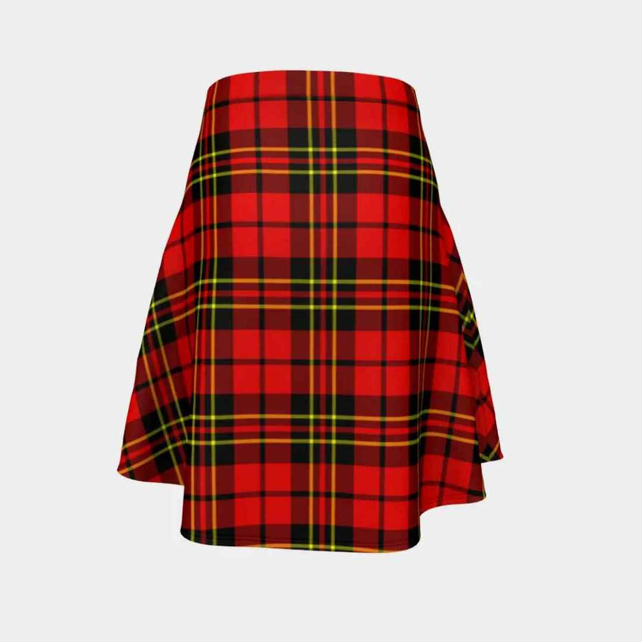 Brodie Modern Tartan Flared Skirt