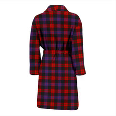 Brown Modern Tartan Bathrobe