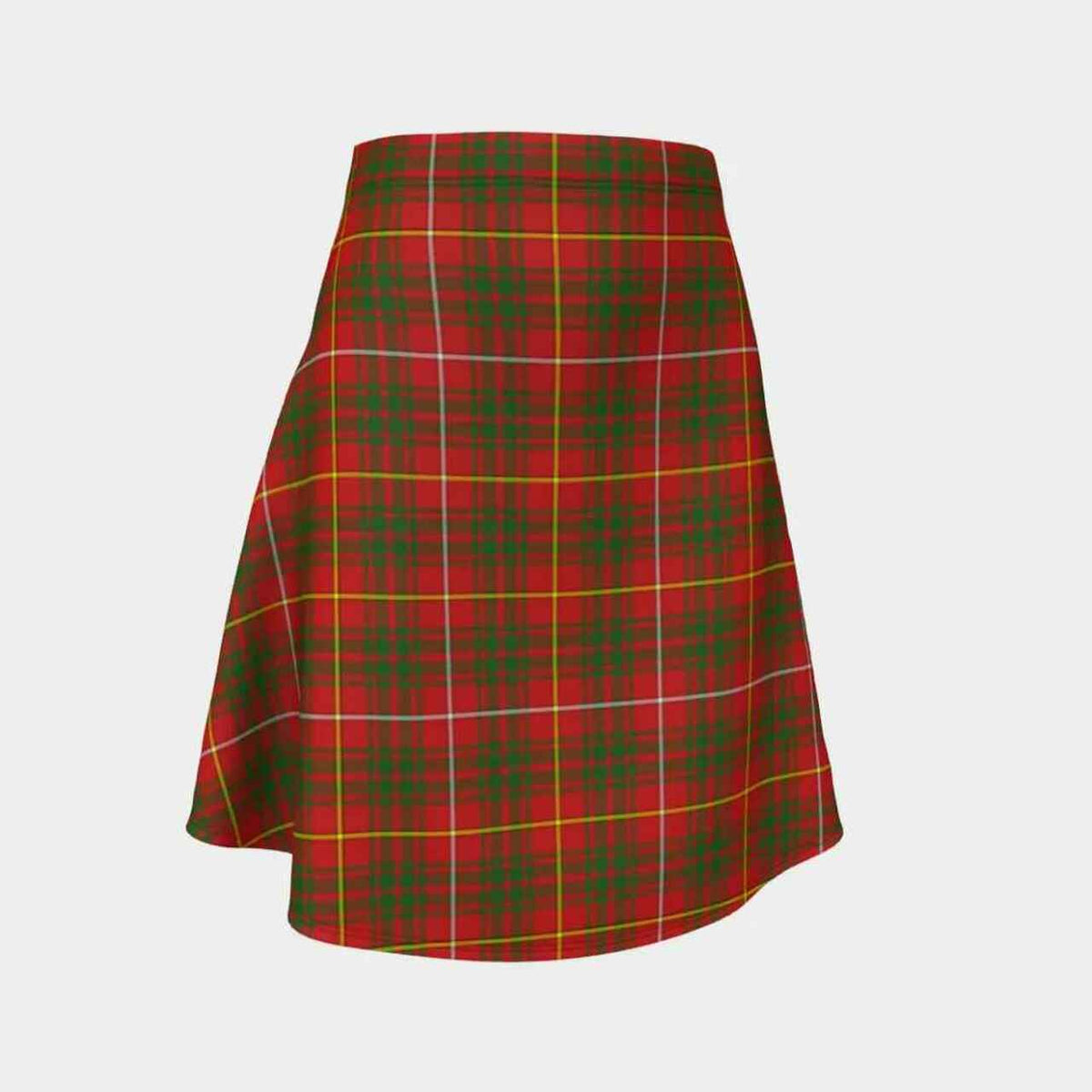 Bruce Modern Tartan Flared Skirt