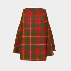 Bruce Modern Tartan Flared Skirt