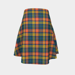 Buchanan Ancient Tartan Flared Skirt