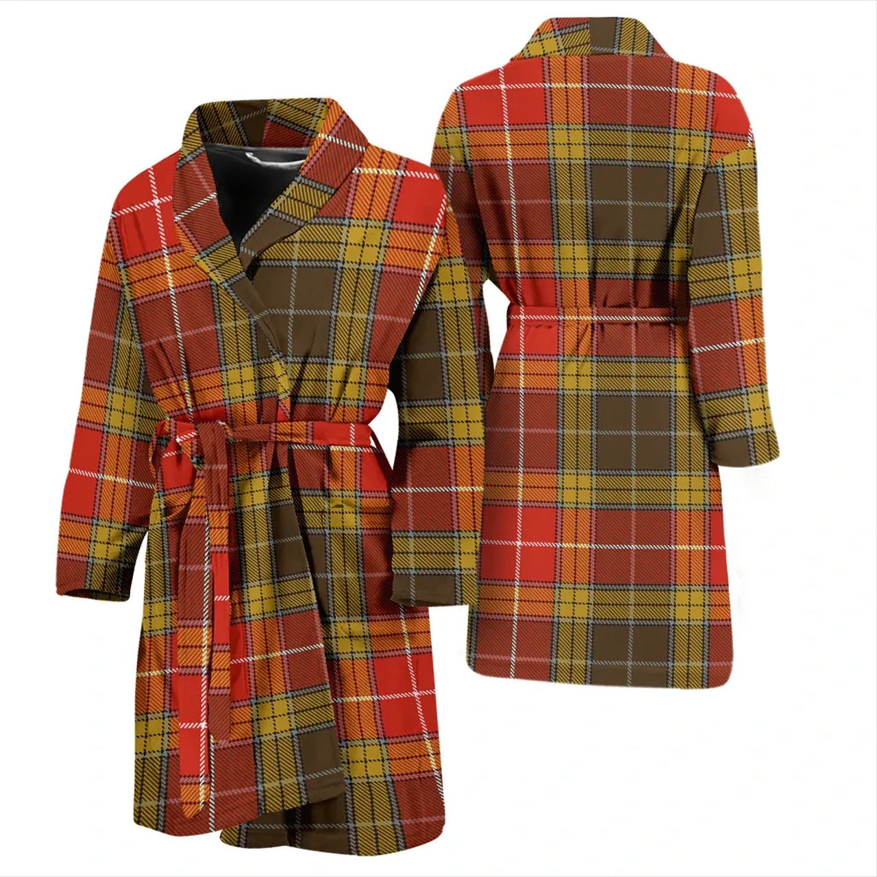 Buchanan Old Set Weathered Tartan Bathrobe