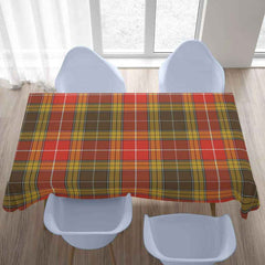 Buchanan Old Set Weathered Tartan Tablecloth