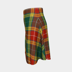 Buchanan Old Sett Tartan Flared Skirt