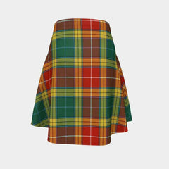 Buchanan Old Sett Tartan Flared Skirt