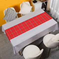 Burnett Modern Tartan Table Runner - Cotton table runner