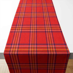 Burnett Modern Tartan Table Runner - Cotton table runner