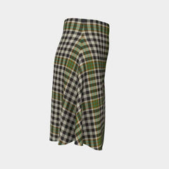 Burns Check Tartan Flared Skirt