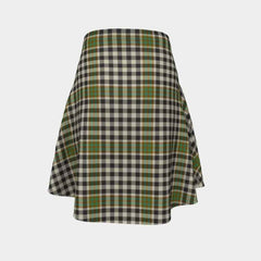 Burns Check Tartan Flared Skirt