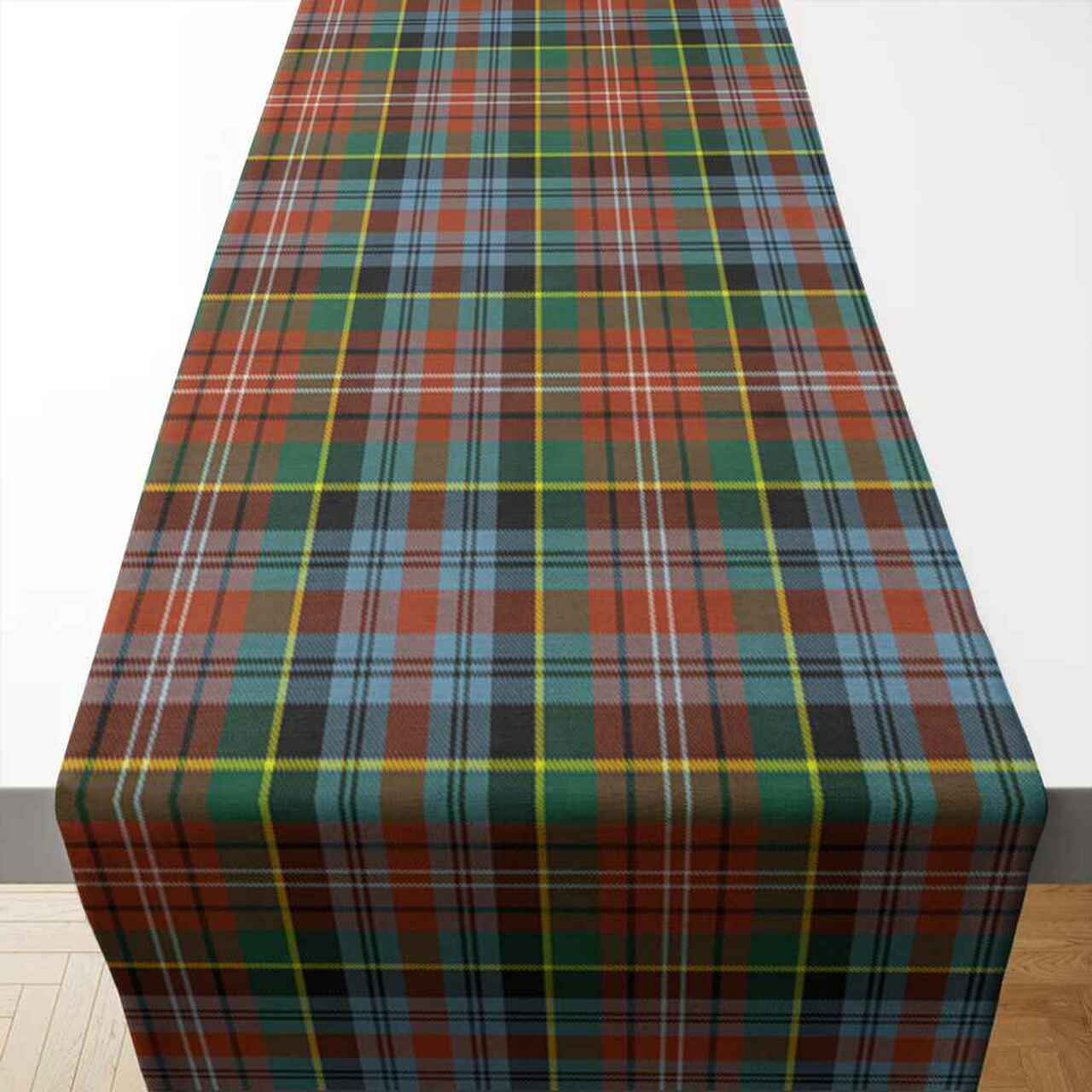 Caledonia Ancient Tartan Table Runner - Cotton table runner