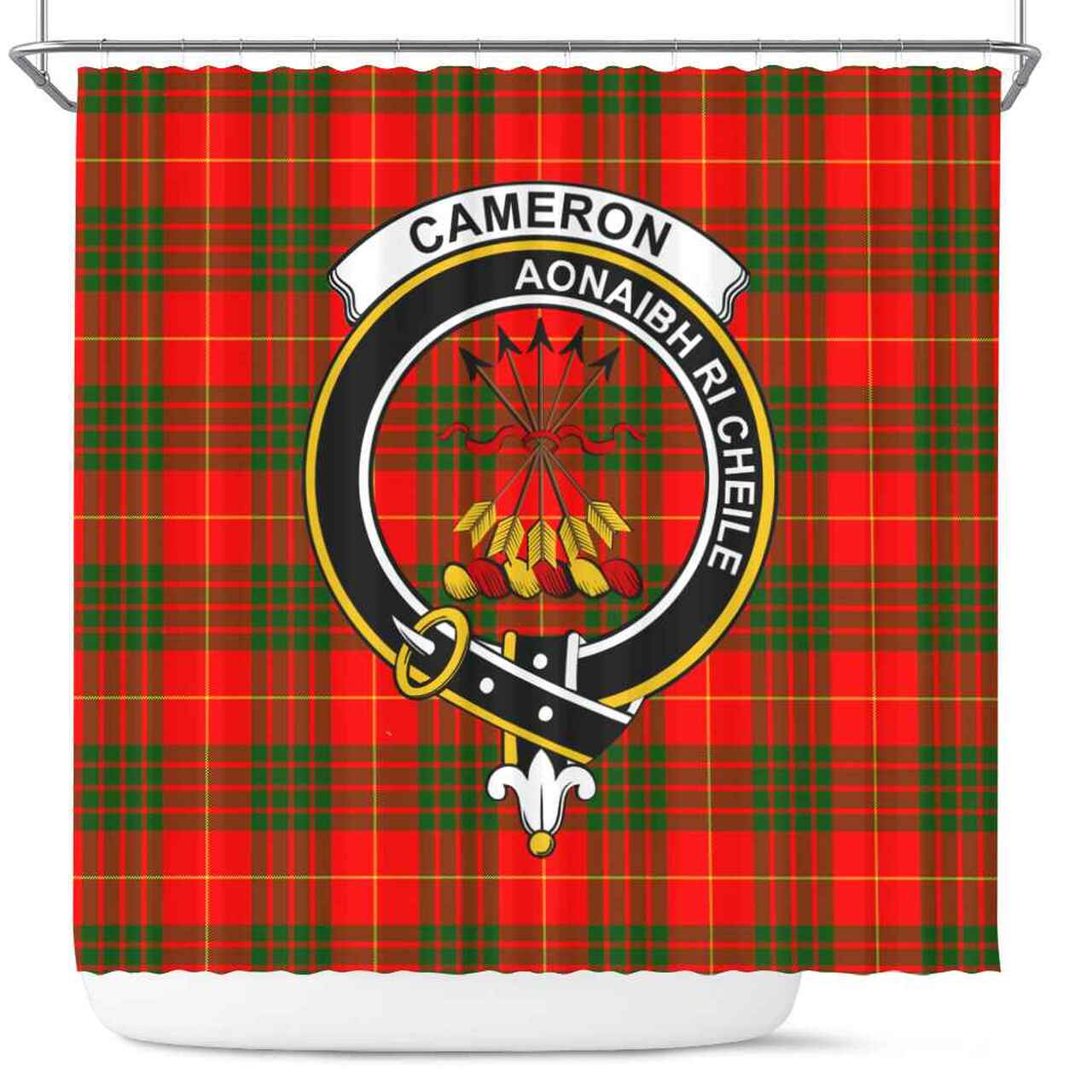 Cameron Tartan Crest Shower Curtain