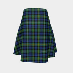 Campbell Argyll Ancient Tartan Flared Skirt